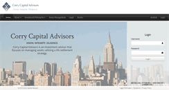 Desktop Screenshot of corrycapital.com
