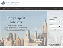 Tablet Screenshot of corrycapital.com